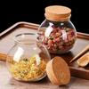 1 шт. Стеклянные банки для хранения с герметичными крышками Кухонные банки для кофейных зерен, конфет, чая, круп Контейнеры для пищевых продуктов для хлопьев, орехов, печенья