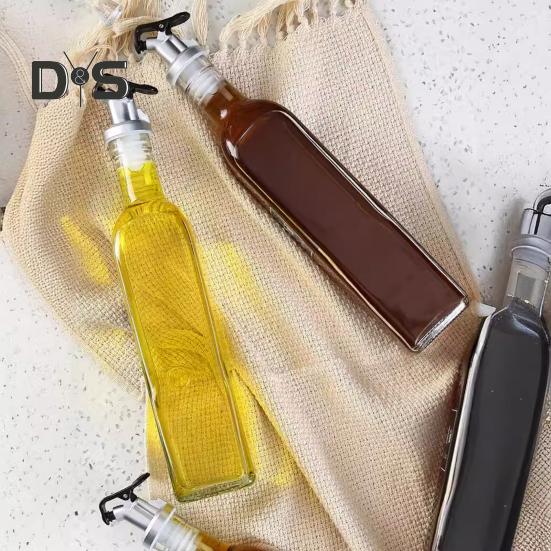 Пробка для бутылки с маслом, герметичная, с носиком для заливки масла, с защитой от проливания, автоматическая система для заливки масла для кухни, ресторана, бара