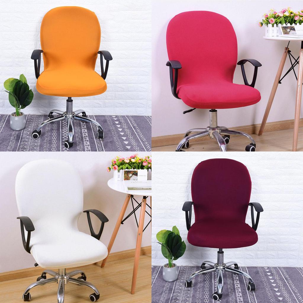 Elegant Spandex Stretch Office Chair Cover Available In 13 Stylish Colors