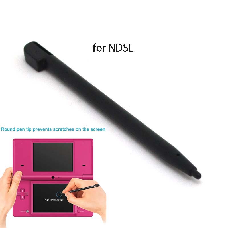 2PC Touch Pen for NDSL Stylus Replacements for Nintendo DS Lite Screen Hand Write Spare Parts Tool for NDS Lite Stylus Black Pen