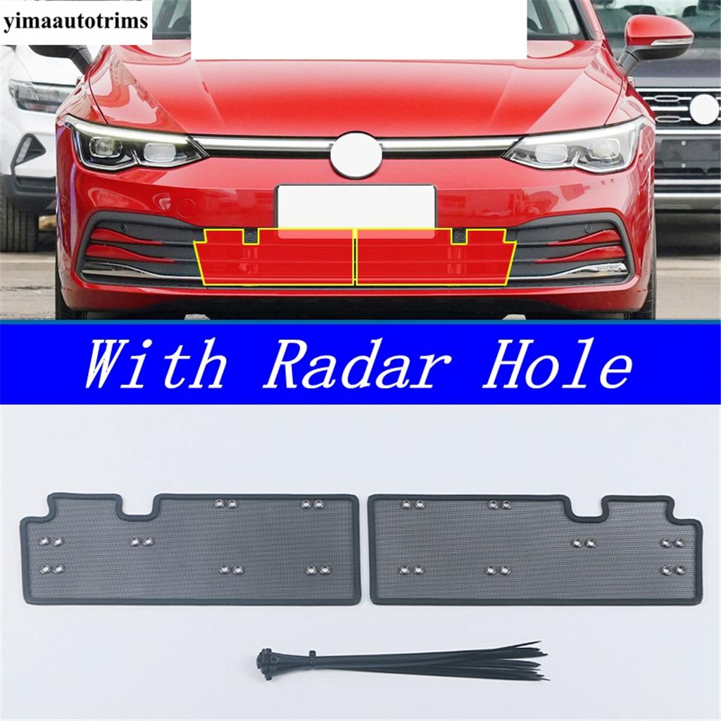 Car Front ect Grill Net Protective Screening Mesh Cover Accessories Exterior Kit For VW Volkswagen Golf 8 MK8 - 2025