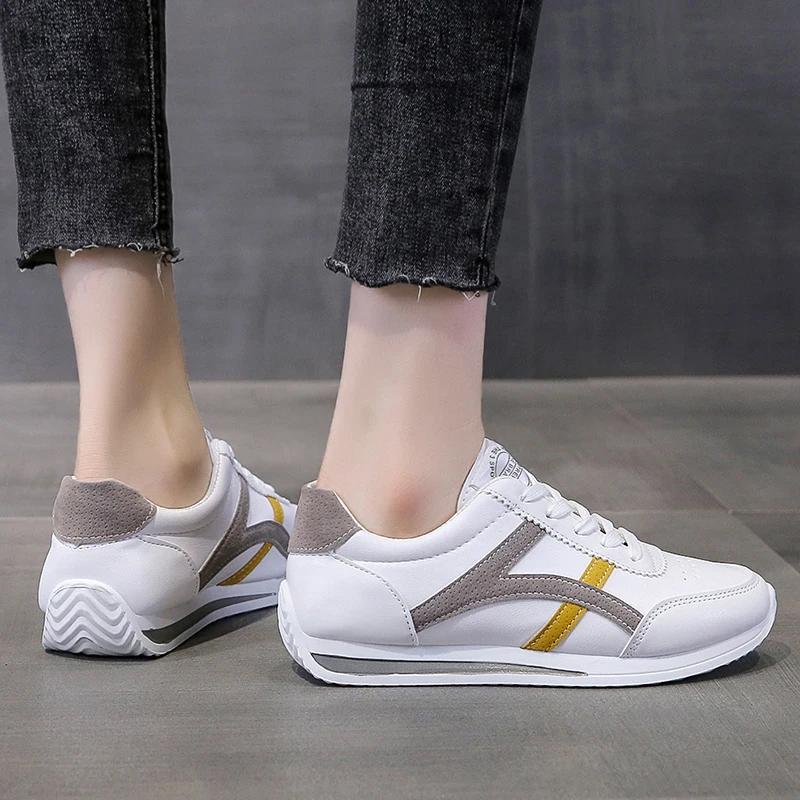 Women New Sports Shoes Women's Small White Korean Version of All-match Lightweight Casual Running Shoes