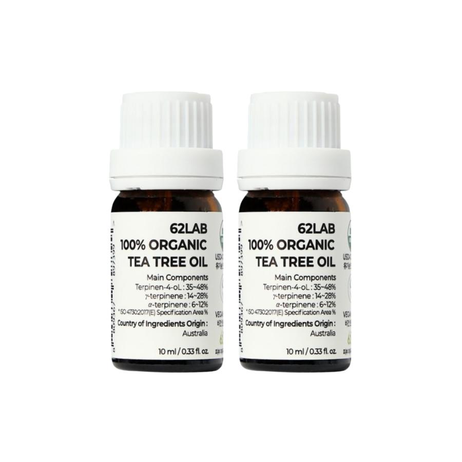 62LAB 100% органическое масло чайного дерева