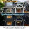 Anti Look Window Privacy Film One Way Glass Vinyl Stickers Sun Blockers Tinted Foil Non-Adhesive Anti Heat Window Mirror Film