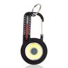 Sun Company TempaBright Thermometer and COB LED Light Carabiner Features and Strobe Light Modes - Ultra-Bright Low, High,