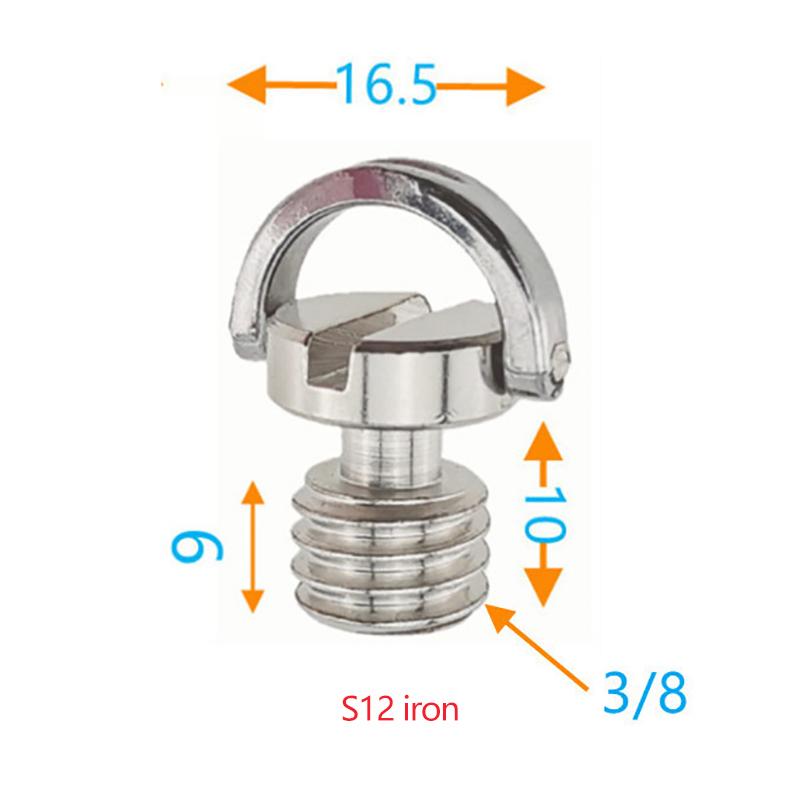 Винт адаптера быстросъемной пластины. Винт штатива с D-образным кольцом 1/4 дюйма. Монтажный адаптер.