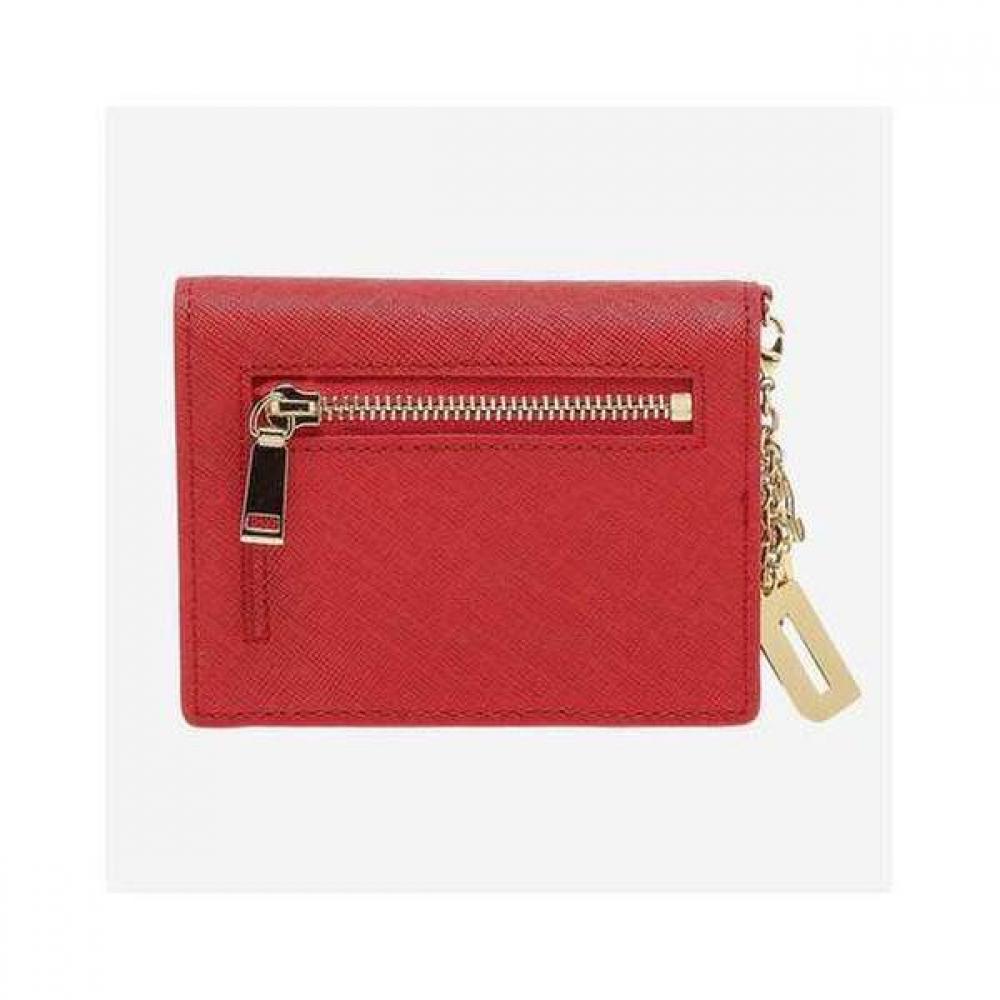 Daks Red Cutting Logo Card Wallet Dcwa4e002r2