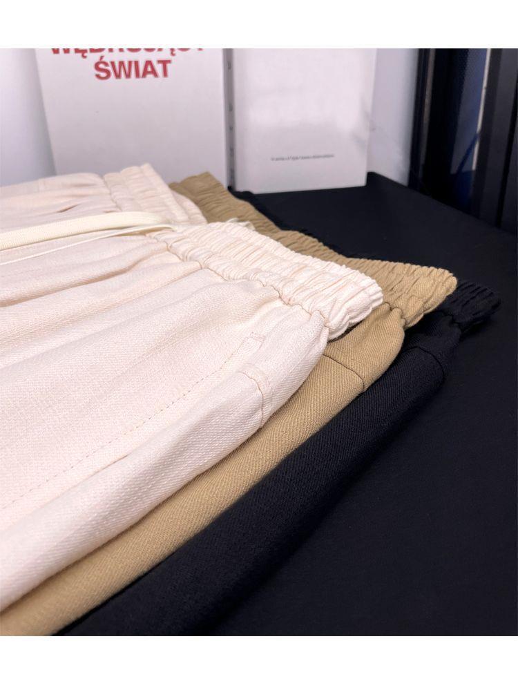 Женские свободные брюки-фонарики Off-White с высокой талией из хлопка, прошедшие дрожжевую стирку