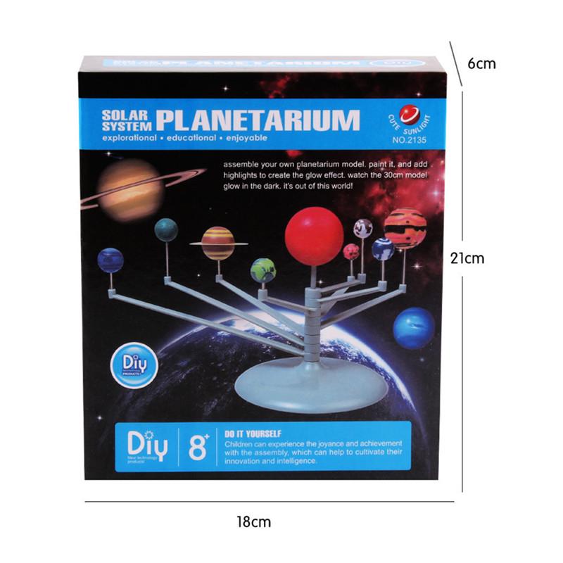 Модель планеты Солнечная система Модель игрушка Детская Наука Образование Diy Игрушка