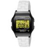 TIMEX Classic Digital Tile Collection Unisex Watch, Black Dial, Quartz Movement, TW2V20000-1, White
