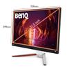BenQ Япония BenQ MOBIUZ EX3210U игровой монитор Премиум автоматический (32 дюйма/4K/IPS/144 Гц/совместим с PS5/2.1-канальный динамик/микрофон в комплекте/Quantum
