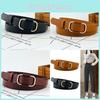 Girl Leather Belt Minimalist Decorative No Hole Adjustment Design Elegant Modern