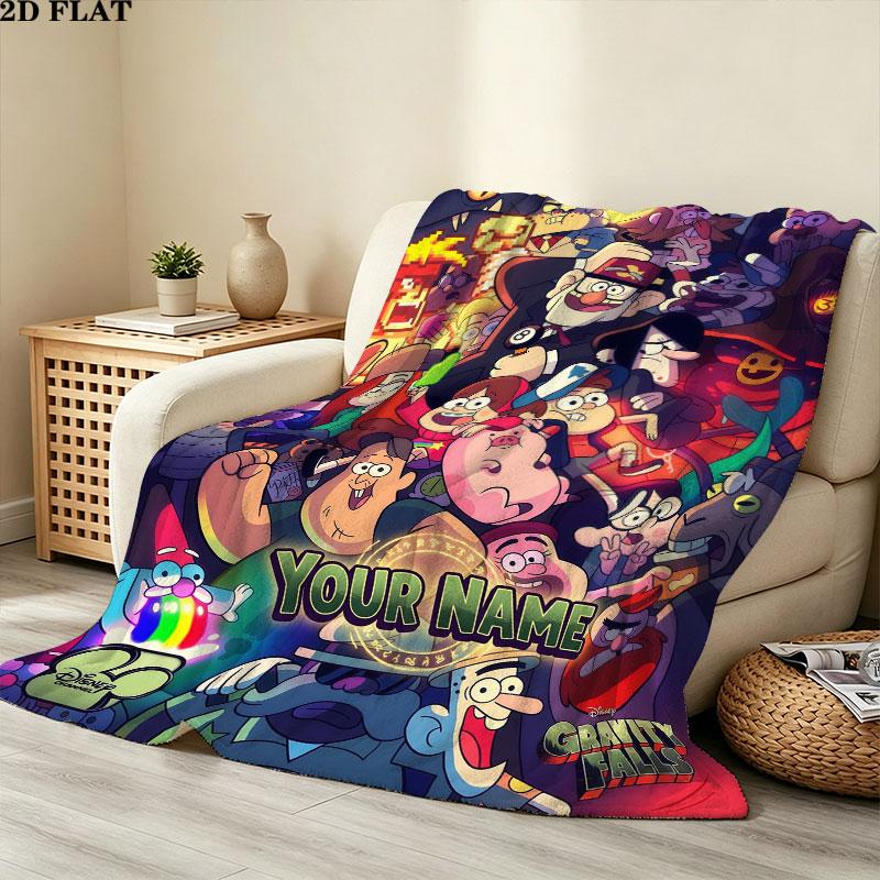 Custom Gravity Falls Blanket, High quality Comfortable for All Seasons, Home Decor, Warmth and Comfort