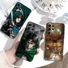 Чехол для телефона Attack On Titan Леви Аккерман Для Samsung S26,S25,S24,S23,S22,S21,S20,Ultra,Plus,FE Черный Мягкий Чехол