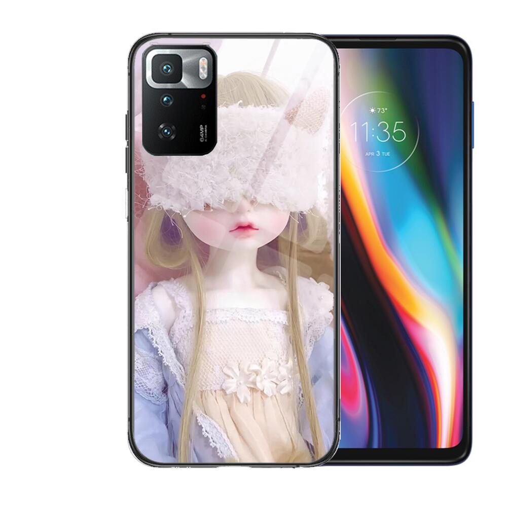 Чехол Krajews Creepy Dolls из закаленного стекла, чехол для телефона для XiaoMi Redmi Note 10 9S 8 7 6 5 A 10t Pro 9T, чехлы предварительно