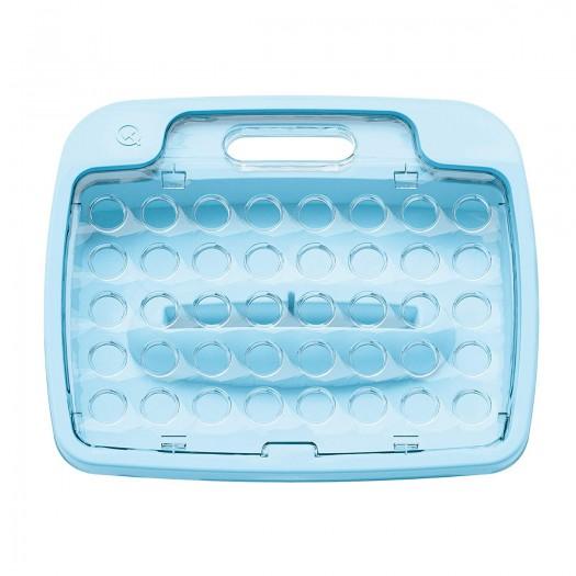 Quercetti Set - For Mosaic Lessons (33 Mm Chips (48 Pieces) + Board-Case)