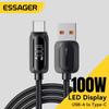 Essager 7A USB Type C кабель 100 Вт быстрая зарядка USB кабель для Xiaomi Huawei Mate 60 Samsung Vivo Honor Realme Oneplus Data Wire