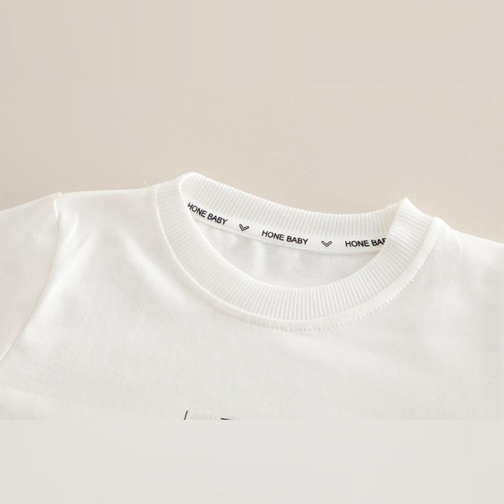 Детский повседневный комплект с длинным рукавом, удобные наряды для повседневной носки