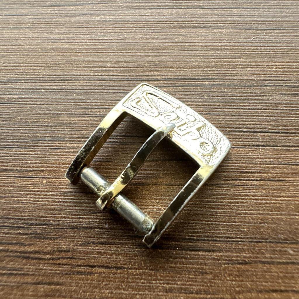Б/у Пряжка SEIKO Винтажная Золотая Grand Seiko King Seiko Курсивная Первая 9 мм
