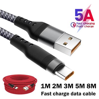 Удлинительный кабель USB Type-C USB C для быстрой зарядки 1/2/3/5/8 м Кабель-удлинитель для зарядки телефона Для Samsung Huawei Xiaomi OPPO VR-камеры