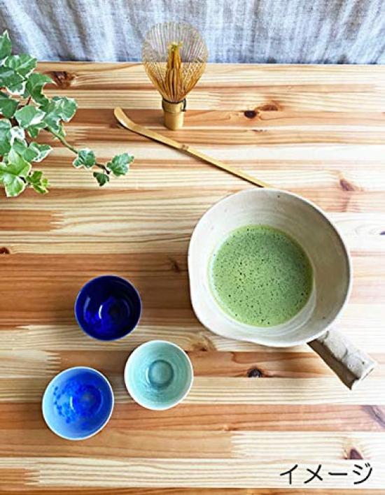 Керамика Садзи Банко Сенча Ультрамарин Сделано в Японии Чаша, Синяя, 74-9,