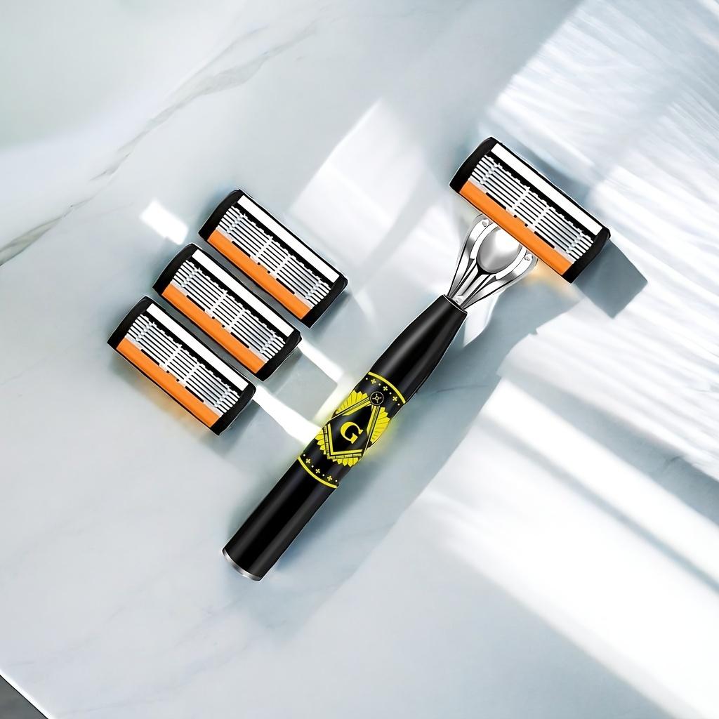 Высококачественные мужские лезвия для бритвы 6 слоев Немецкая нержавеющая сталь Бритвенные картриджи Совместимы с бритвой Mach