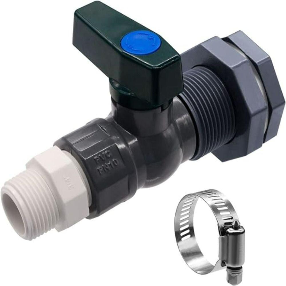 Thread Seal Tape Rain Barrel Faucet Valve Kit Hard Durable Garden Diverter Kit Plastic Sealing Performance
