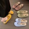Insole Height-increasing Shoes Toe Half-slippers Women's Shoes Summer Ballet Mary Jane Single Shoes