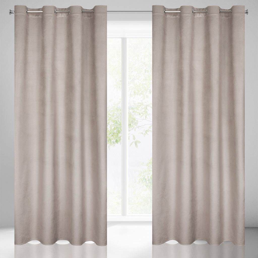Darcy Curtain 140X250 Beige Eurofirany 1 Pc