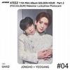 ATEEZ Золотой час. Часть 2. Makestar Pocaalbum Luckydraw Фотокарточка KPOP K-POP