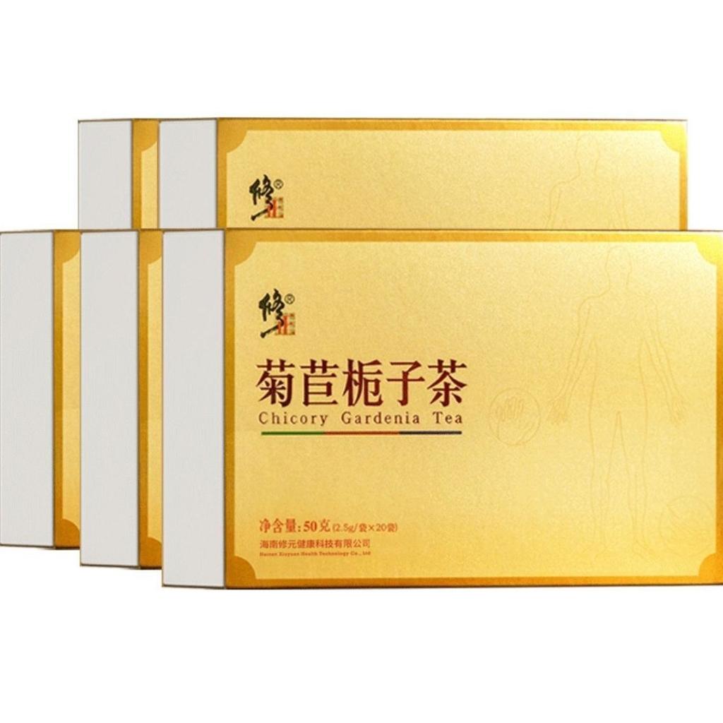 Чай из цикория и гардении Pueraria lobata травяной оздоровительный чай для снижения уровня мочевой кислоты