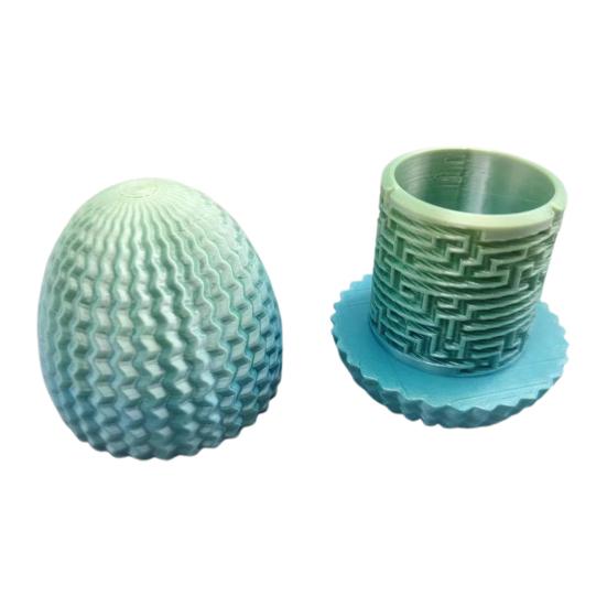 3D-печатный лабиринт-яйцо-головоломка, головоломка-лабиринт, ящик для хранения яиц-лабиринтов, игрушка-фиджет для детей и взрослых, домашний офисный стол