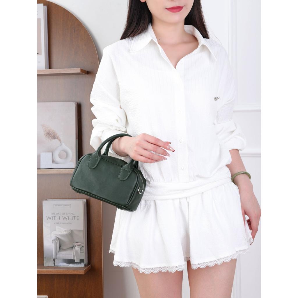 Cowhide Lady, One Shoulder Crossbody Shopping Simple Fashion Bag, Girls Classic Small Shell Bag