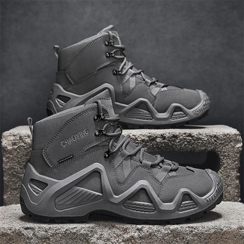 Модные мужские тактические ботинки с ремнями для боевой подготовки, водонепроницаемые ремни, дышащая обувь для походов на открытом воздухе, многофункциональная мотоциклетная обувь