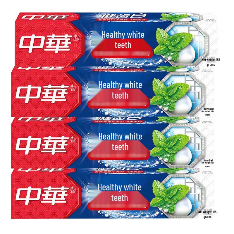 Зубная паста Zhonghua Healthy White с содой и мятой