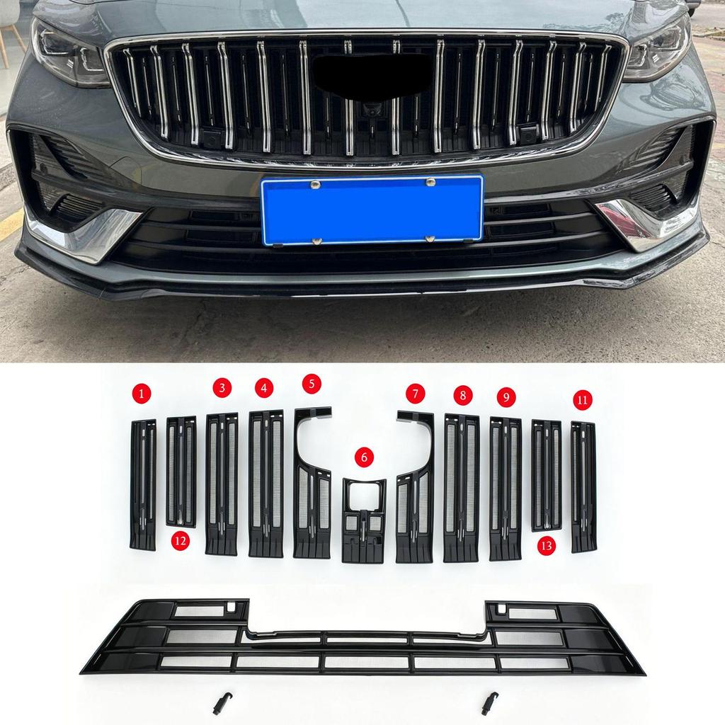 Защитная сетка от насекомых на радиатор Geely Xingrui (Не требуется разборка)