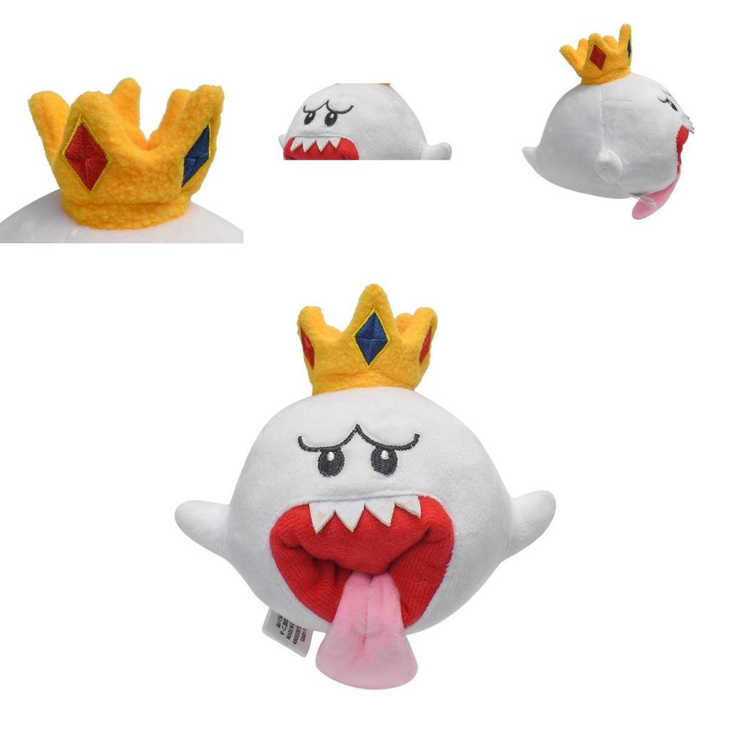 Soft Super Mario King Boo Talking Plush Toy Stuffed Doll 17cm