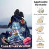 1Pc Christmas Bear Vacation Blanket Soft And Comfortable Casual Warm Camping Travel Christmas Halloween Gift M921106