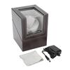 Single Automatic Mechanical PU Watch Winder Motor Wristwatch Holder Brown