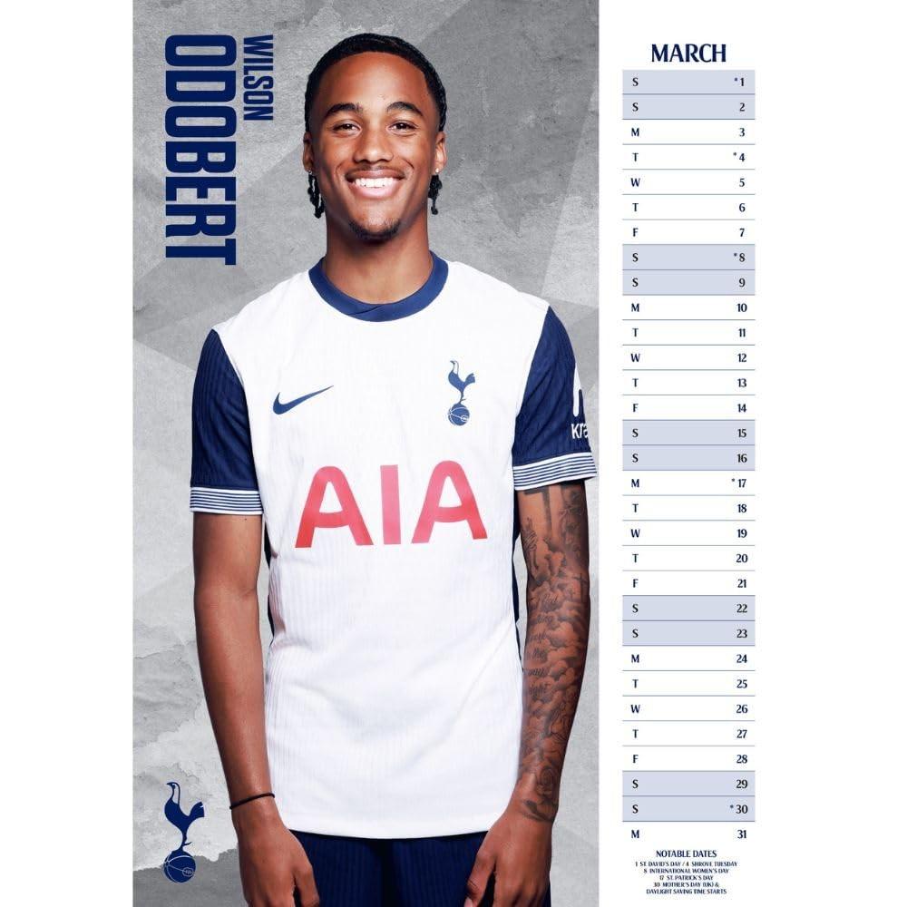 Tottenham Hotspur FC Настенный календарь А3 на 2025 год