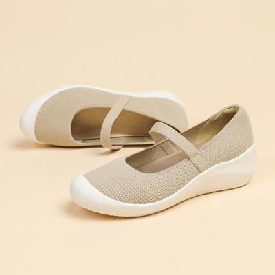 Туфли женские с круглым носком, с плоским дном, с мягким дном, с плоским носком, размер 35-40