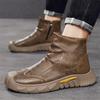 Мужские высокие зимние ботинки Martin с утолщенным бархатом для тепла и защиты от холода