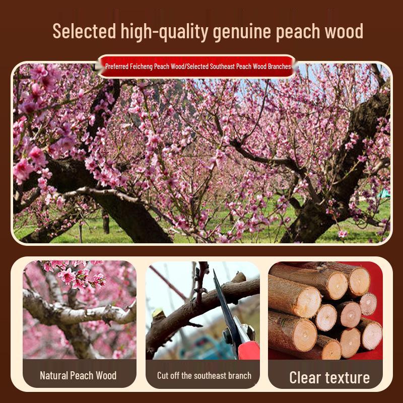 Дрова из персикового дерева для церемонии новоселья, отопления и декоративные подарки