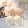 Women's Seamless Push-Up Strapless Bra with Side Support for Small Busts