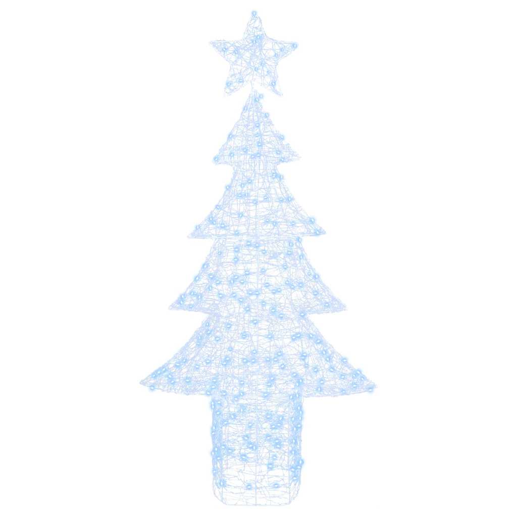 Christmas Tree with 240 Cold White LEDs 180 cm Acrylic
