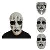 Slipknot Halloween Mask With Clown Face And Zipper Mouth For Costume Parties
