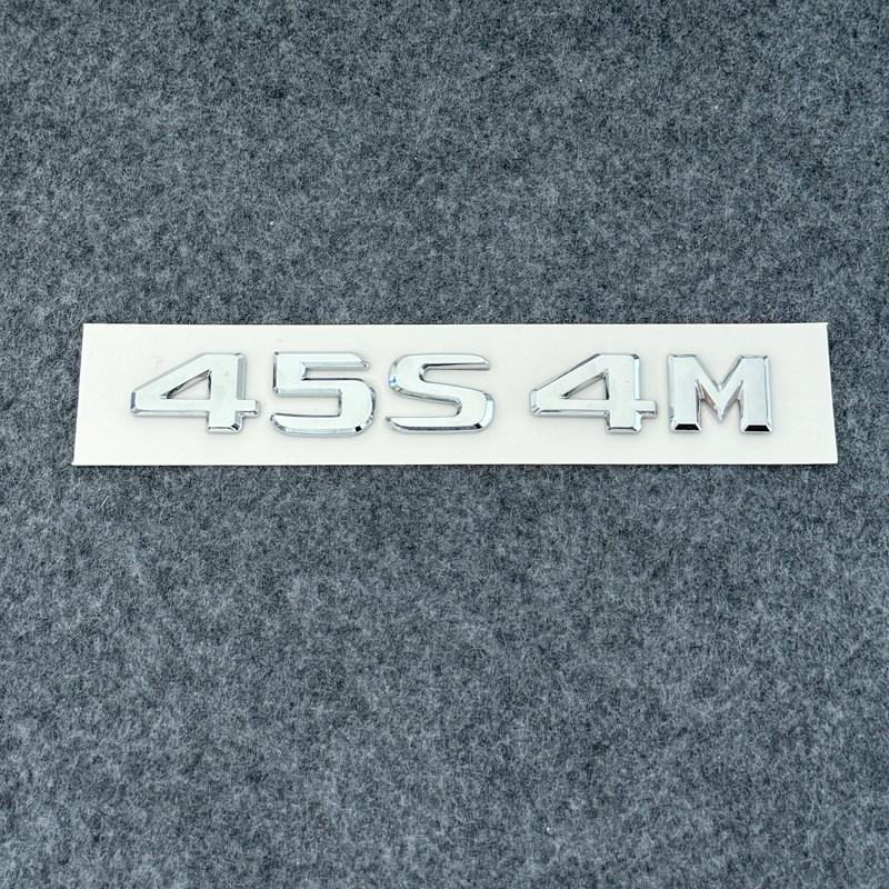 Emblema ABS con letras plateadas y negras B20 B30 D30 450 650 para Mercedes Benz Brabus C W203 W204 W205 Coupe, insignia para ma