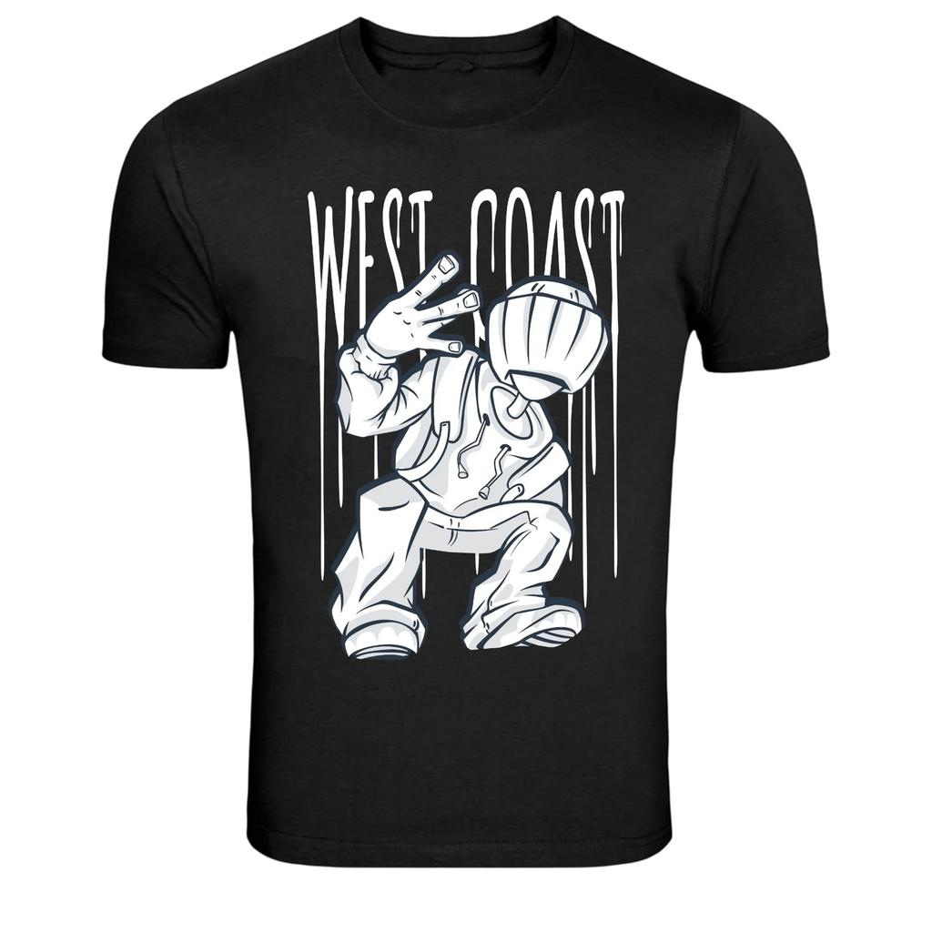 Астронавт West Coast Графическая футболка Уличный стиль Космический стиль