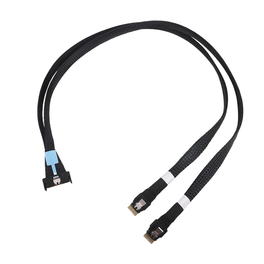 Двойной прямой кабель SFF TA 1016 74pin на 2xSFF 8654 38pin Высокоскоростной гибкий кабель Cooledge IO PCIe Gen5