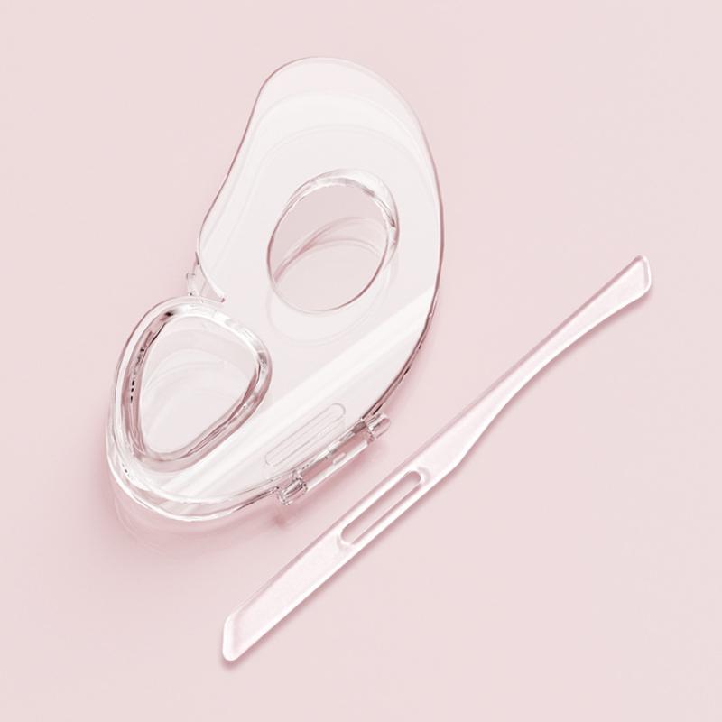 Foldable Liquid Foundation Palette Makeup Tool Kit Mixing Cream Rod Set Spatula Mixing Stick Storage Tray Cosmetic Tool